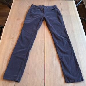 James Jeans Thin Wale Corduroy Pants Slim Fit Grey